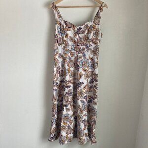 Old Navy linen blend floral dress